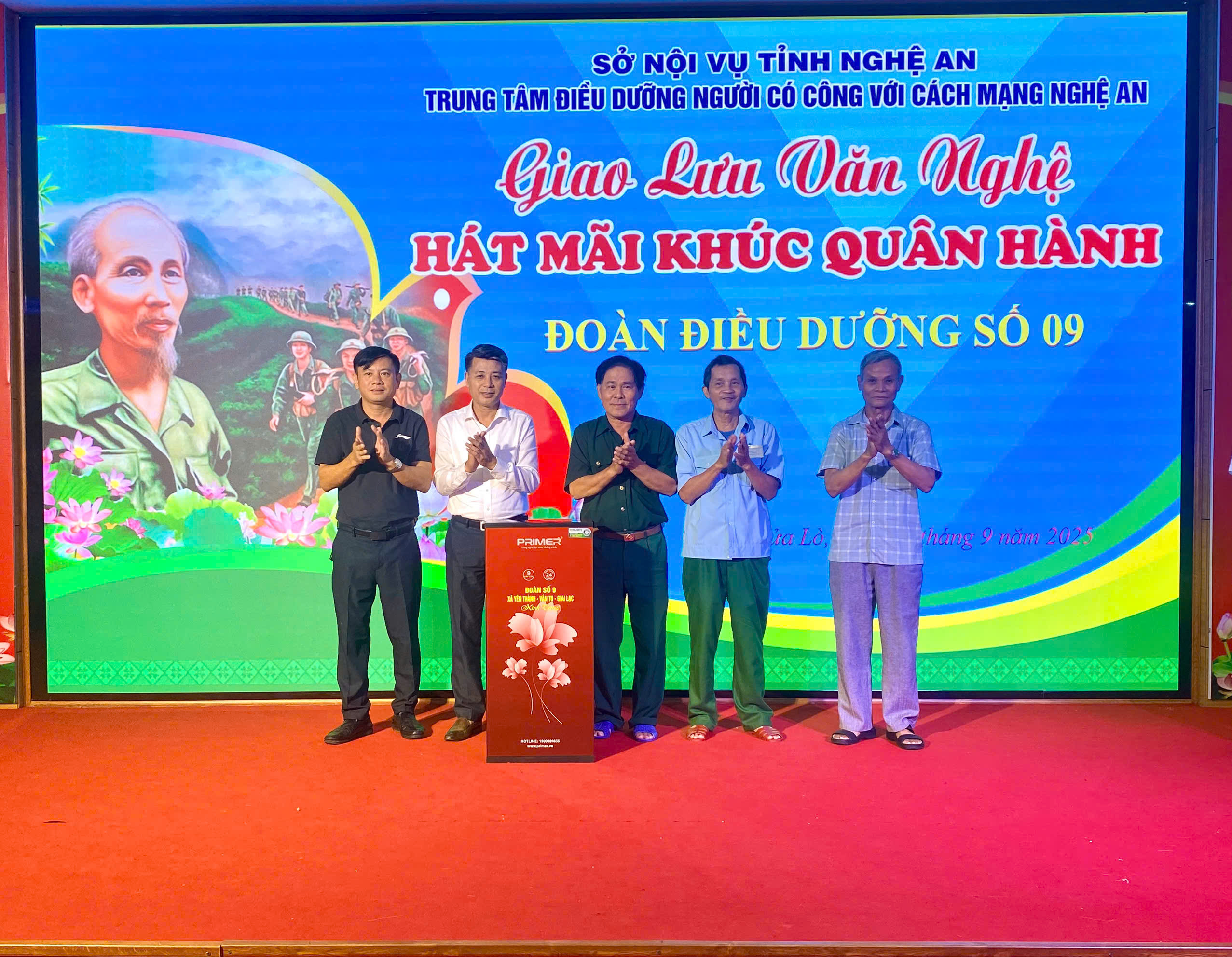 ĐÓN VÀ ĐIỀU DƯỠNG ĐOÀN SỐ 09/2025